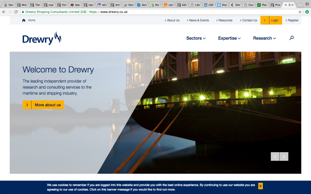 drewry shipping market insights