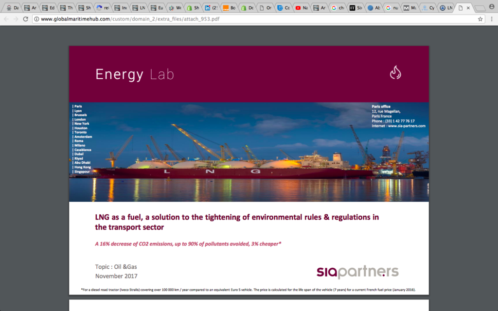 LNG as a bunker fuel outlook