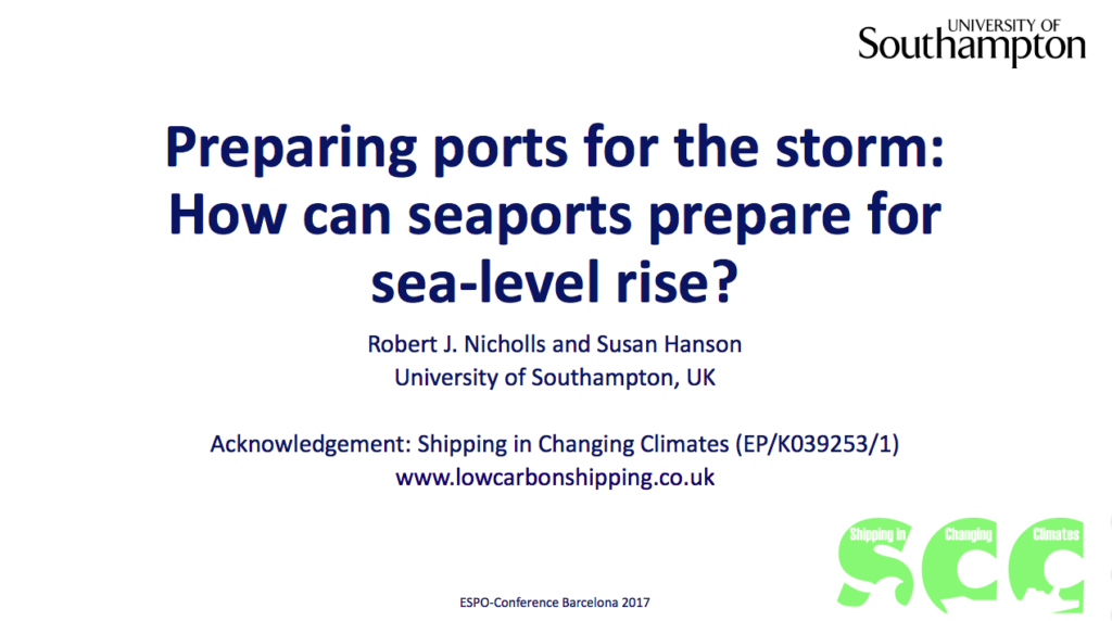 rising sea level and ports