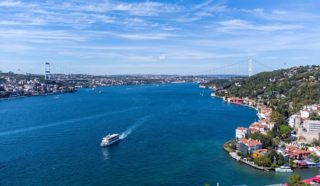 Trans Caspian transport corridor maritime gateway Bosphorus Strait shipping route