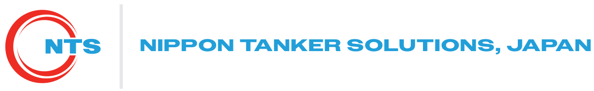 NTS Nippon Tanker Solutions, Japan logo with red circular emblem and blue wordmark.