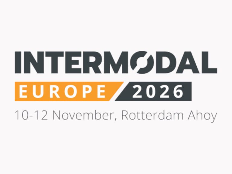 Intermodal Europe 2026 event logo for the container shipping and intermodal logistics exhibition in Rotterdam